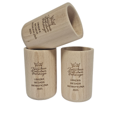 Kubek drewniany + logo